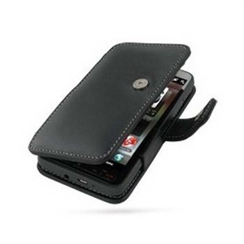 HTC HD2 PDair Leather Case 3BHTTDB41 Musta