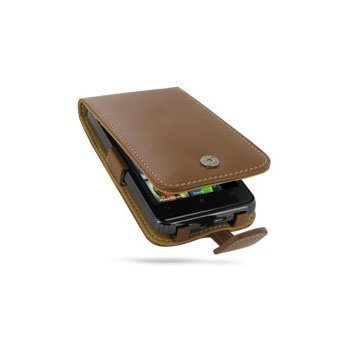 HTC HD7 PDair Leather Case 3THTD7F41 Ruskea