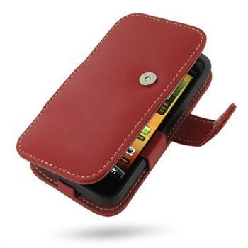 HTC Incredible S PDair Leather Case 3RHTEAB41 Punainen