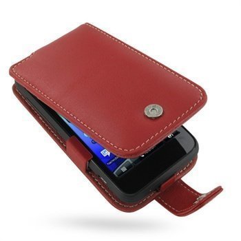 HTC Incredible S PDair Leather Case 3RHTEAF41 Punainen