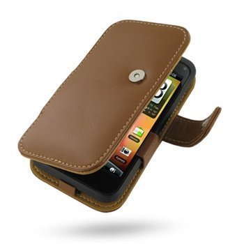 HTC Incredible S PDair Leather Case 3THTEAB41 Ruskea