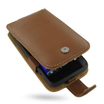 HTC Incredible S PDair Leather Case 3THTEAF41 Ruskea