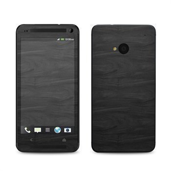 HTC One Black Woodgrain Skin