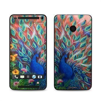 HTC One Coral Peacock Skin