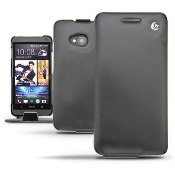 HTC One Dual Sim Noreve Tradition Flip Leather Case Black
