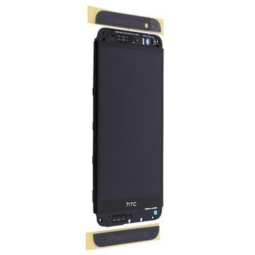 HTC One (E8) Etukuori & LCD Näyttö Musta