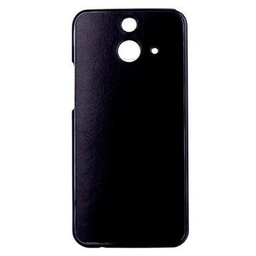 HTC One (E8) Kova Nahkakotelo Musta