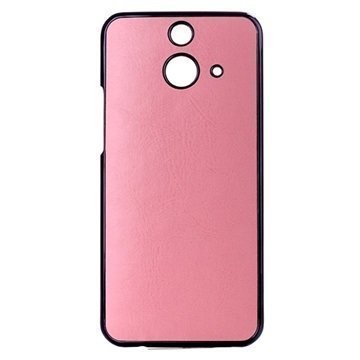 HTC One (E8) Kova Nahkakotelo Pinkki