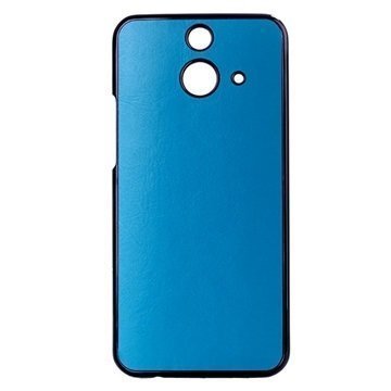 HTC One (E8) Kova Nahkakotelo Sininen