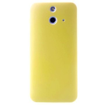 HTC One (E8) Kumipintainen Napsautuskotelo Keltainen