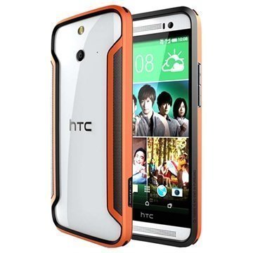 HTC One (E8) Nillkin Armor-Border Series Suojapuskuri Oranssi