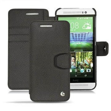 HTC One (E8) Noreve Tradition B Wallet Nahkakotelo Antrasiitti
