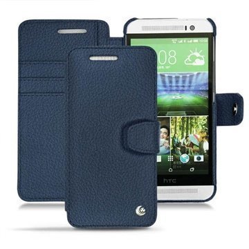 HTC One (E8) Noreve Tradition B Wallet Nahkakotelo Indigonsininen