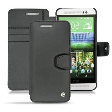 HTC One (E8) Noreve Tradition B Wallet Nahkakotelo Musta