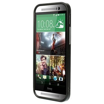 HTC One (M8) One (M8) Dual Sim Alumiininen Suojakehys Musta