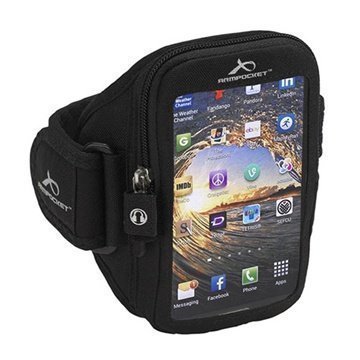 HTC One (M8) One (M8) Dual Sim Armpocket i-35 Käsivarsikotelo S Musta
