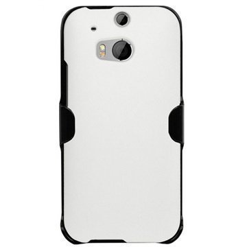 HTC One (M8) One (M8) Dual Sim Beyond Cell 3in1 Yhdistelmäkotelo Valkoinen