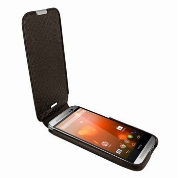 HTC One (M8) One (M8) Dual Sim Piel Frama Imagnum Nahkakotelo Ruskea