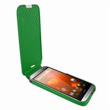 HTC One (M8) One (M8) Dual Sim Piel Frama Imagnum Nahkakotelo Vihreä
