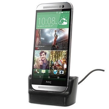 HTC One (M8) One (M8) Dual Sim Pöytälaturi Musta