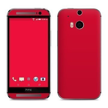 HTC One (M8) Solid State Red Skin