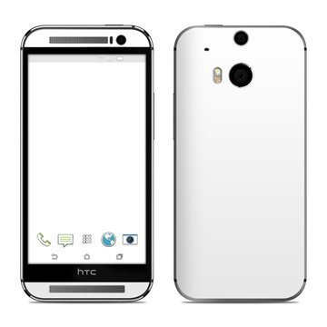 HTC One (M8) Solid State White Skin