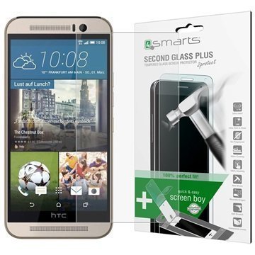 HTC One M9 4smarts Second Glass Plus Näytönsuoja