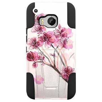 HTC One M9 Beyond Cell Hyber Shell Design Kotelo Cherry Blossom