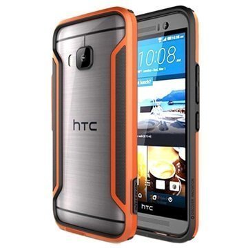 HTC One M9 Nillkin Armor-Border Series Suojapuskuri Oranssi