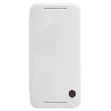 HTC One M9 Nillkin Qin Series Läppäkotelo Valkoinen