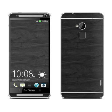 HTC One Max Black Woodgrain Skin