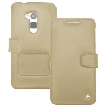 HTC One Max Noreve Tradition B Wallet Nahkakotelo Beige
