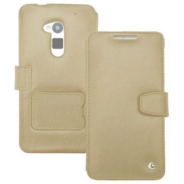 HTC One Max Noreve Tradition B Wallet Nahkakotelo Beige