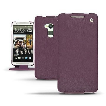 HTC One Max Noreve Tradition Läpällinen Nahkakotelo Lie de Vin