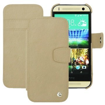 HTC One Mini 2 Noreve Tradition B Wallet Nahkakotelo Beige