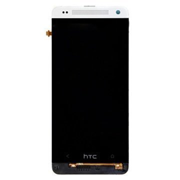 HTC One Mini Etukansi & LCD-näyttö Hopea