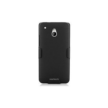 HTC One Mini Naztech DoubleUp Suojakotelo Musta