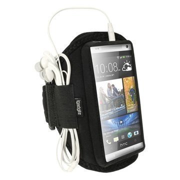 HTC One Mini iGadgitz Neopreeni Käsivarsikotelo Musta