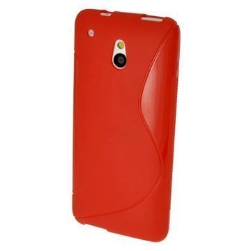 HTC One Mini iGadgitz S Line TPU Case Red