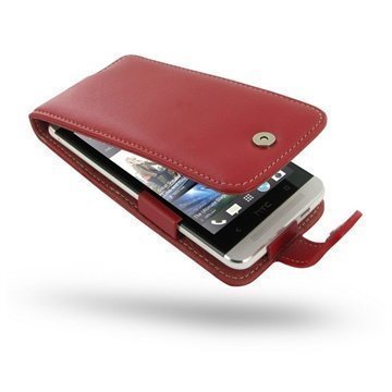 HTC One PDair Leather Case 3RHTE8F41 Punainen