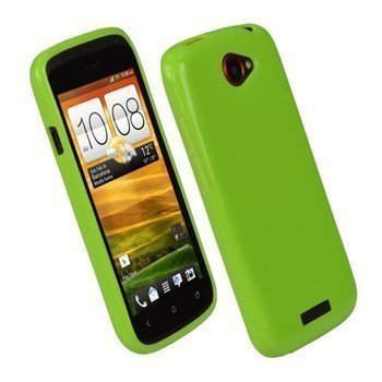 HTC One S iGadgitz Glossy Durable TPU Cover Green