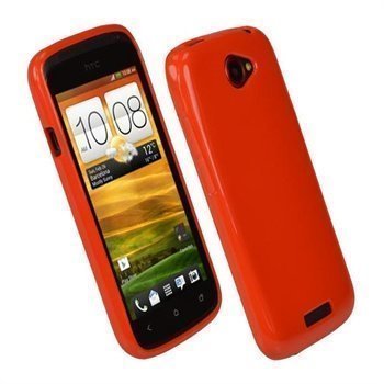 HTC One S iGadgitz Glossy Durable TPU Cover Red