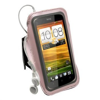 HTC One S iGadgitz Neopreeni Käsivarsikotelo Pinkki