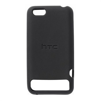 HTC One V Silikonikotelo Musta