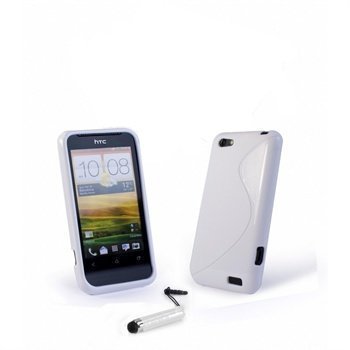 HTC One V Tuff-Luv E-volve Wave Smartphone Kit White