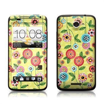 HTC One X Button Flowers Suojakalvo
