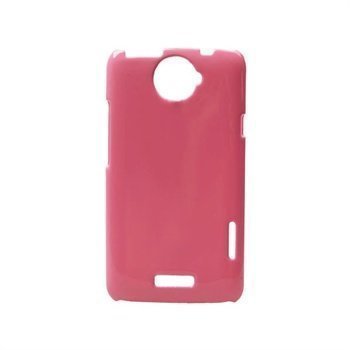 HTC One X One X+ Konkis Shiny Back Cover Pink