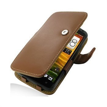 HTC One X One X+ PDair Leather Case 3THTNXB41 Ruskea