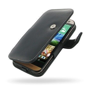 HTC One mini 2 PDair Leather Case 3BHTO2B41 Musta