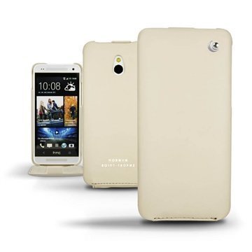 HTC One mini Noreve Tradition Läpällinen Nahkakotelo Beige